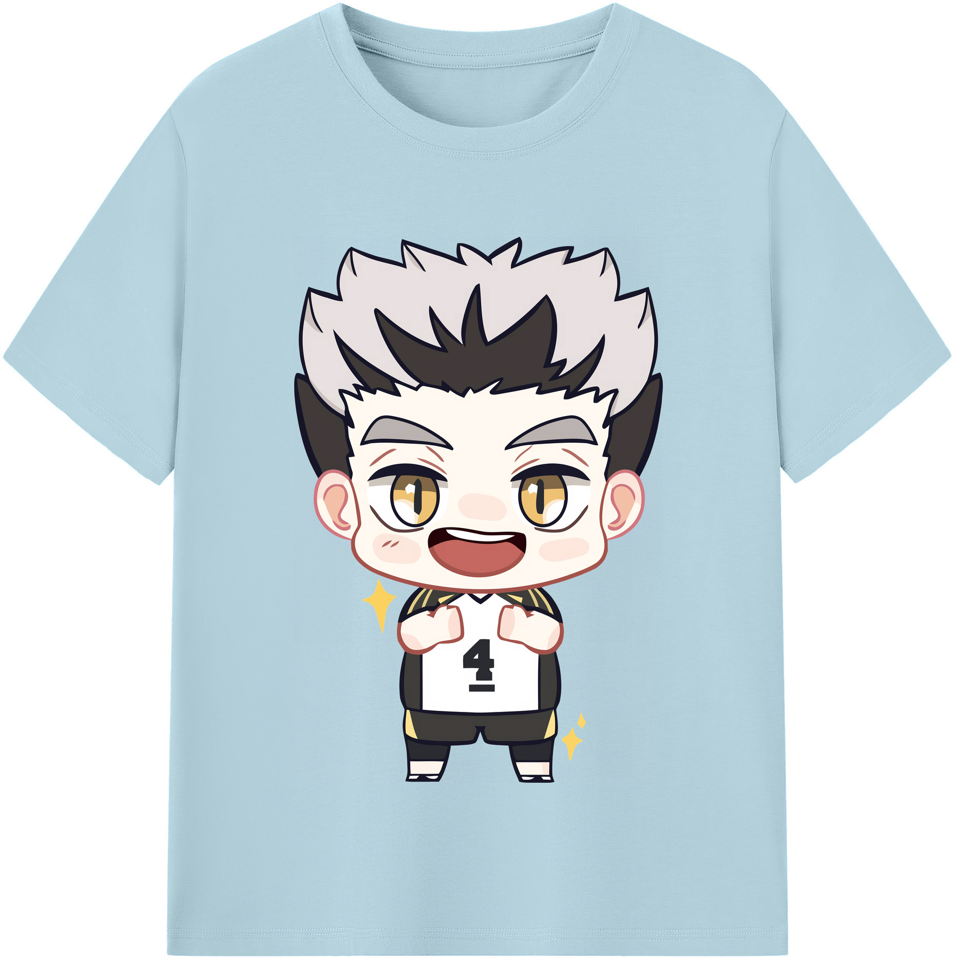 （画像用） ハイキュー!! Haikyu!! 綿100％半袖Tシャツ（フロントプリント）